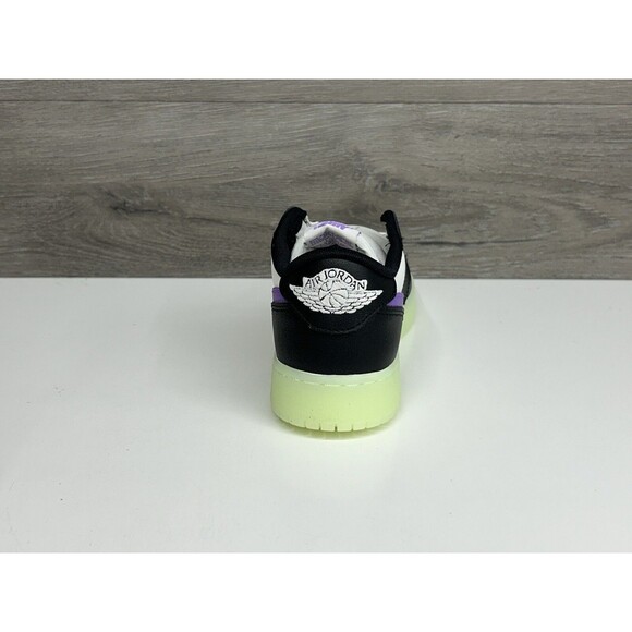 Nike Air Jordan 1 Low OG “Black Raspberry” Glow In The Dark Youth 6Y -HF0410 001 - Picture 5 of 10